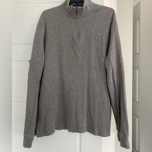 Ralph Lauren Estate Rib Quarter Zip - EUC - Large